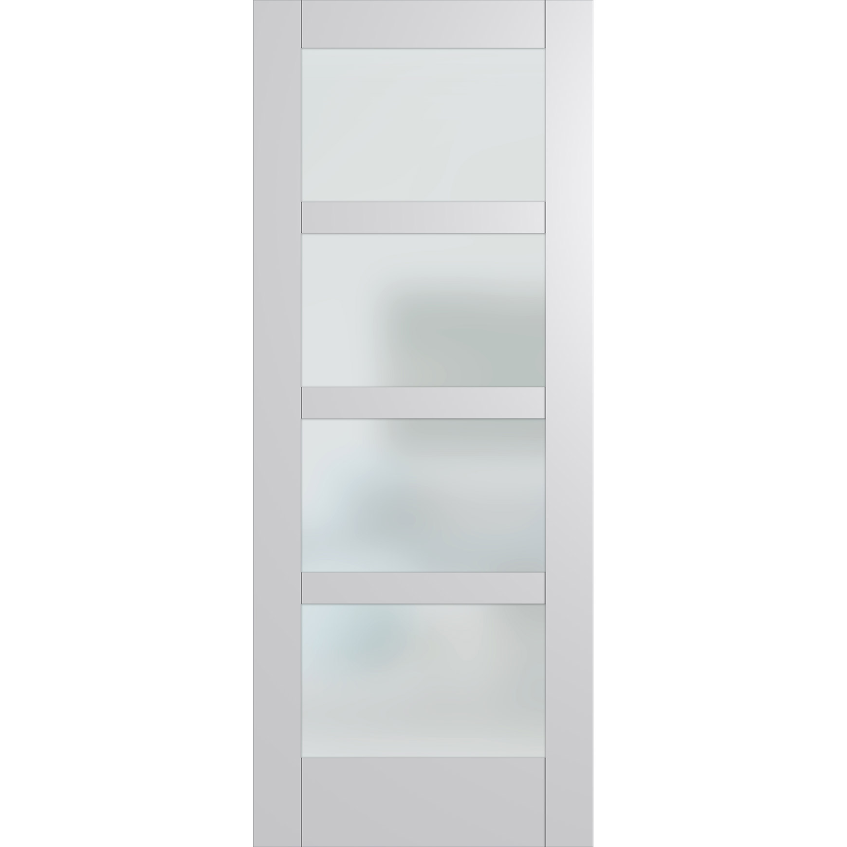 Hume Doors HAM4 White Frost