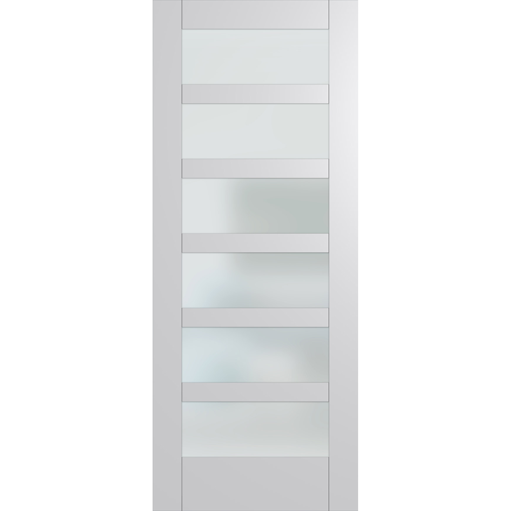 Hume Doors HAM6 White Frost