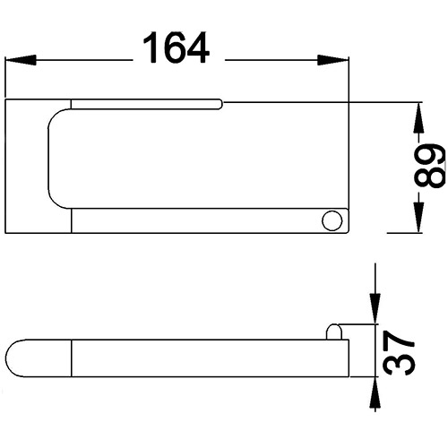 ikon kara toilet roll holder 3607-s