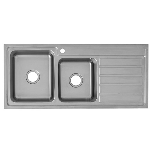 ikon seto 1 & 1/2 sink with drainer lhb p5361p-l
