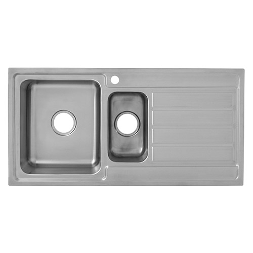 ikon seto 1 & 1/4 sink with drainer lhb-p5360p-l