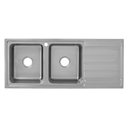 ikon seto double bowl sink drainer lhb p5355p-l
