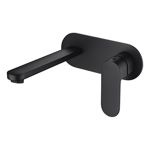 Cora Wall Basin Mixer With Spout - Image 2
