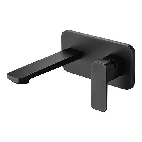 ikon seto wall basin mixer with spout hyb66-601mb