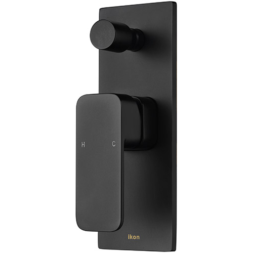 ikon seto wall mixer with diverter-hyb66-501mb