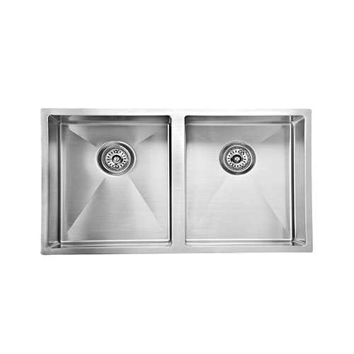 p&p eden above under mount double sink ps400dr