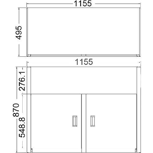 p&p laundry tub & cabinet db652b s
