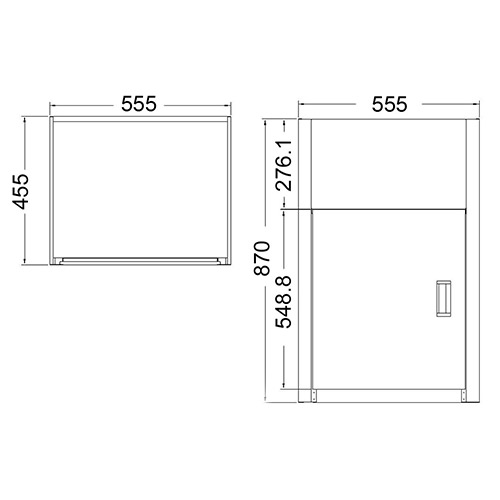 p&p laundry tub & cabinet yh235b s