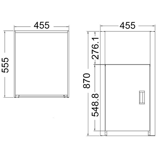 p&p laundry tub & cabinet yh235l s