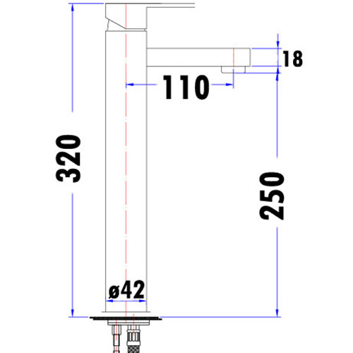 Maya Basin High Rise Mixer - Image 2