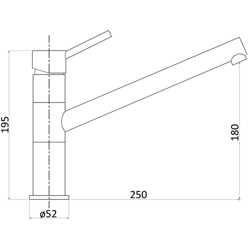 Opus Swivel Basin Mixer - Image 2