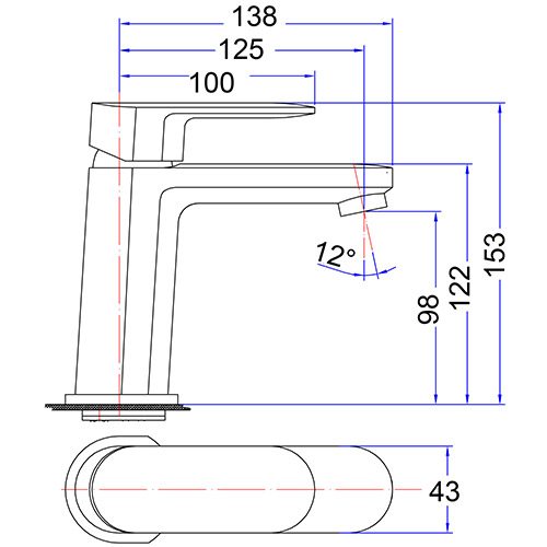 Cora Basin Mixer - Image 3