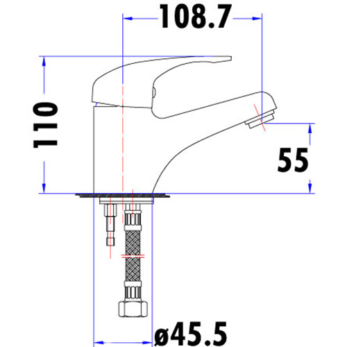 Ruby Three Basin Mixer - Image 2