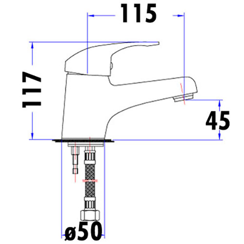 Mina Basin Mixer - Image 2