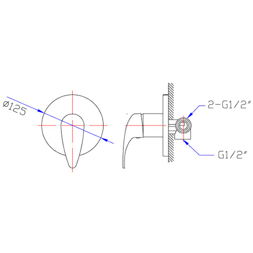 Ruby Wall Mixer - Image 2