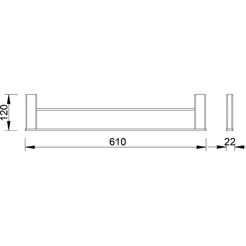 Aiko Towel Rails - Image 4