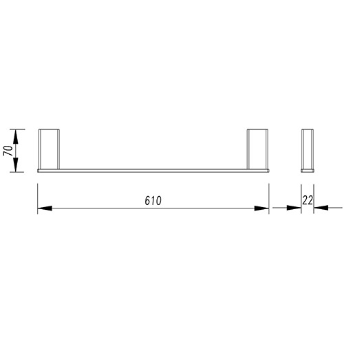 Aiko Towel Rails - Image 6