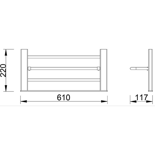 Aiko Towel Rack - Image 2