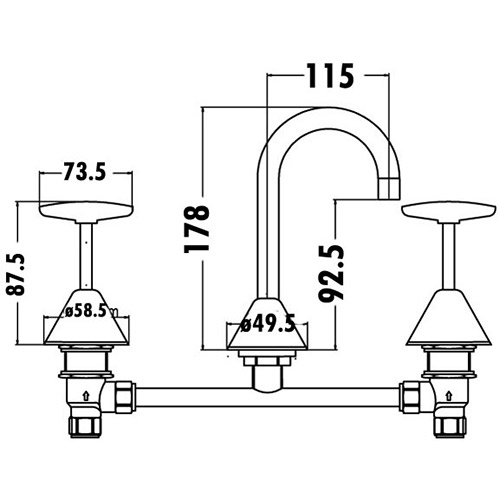 PGNZ Basin Tap Set - Image 2