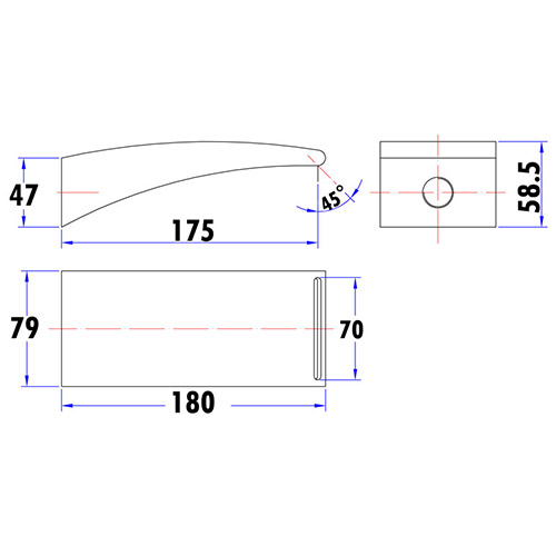 Square Bath Spout - Image 2