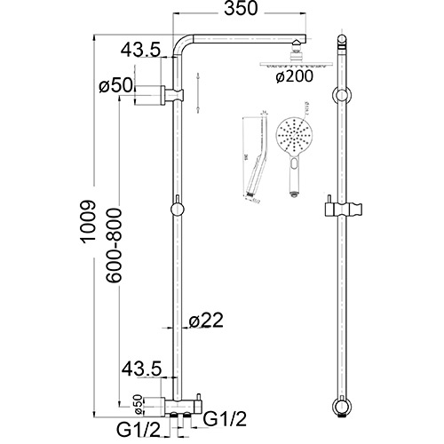 Cora One Multifunction Shower - Image 2