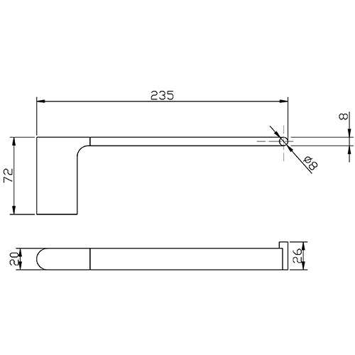 Cora Towel Bar - Image 4