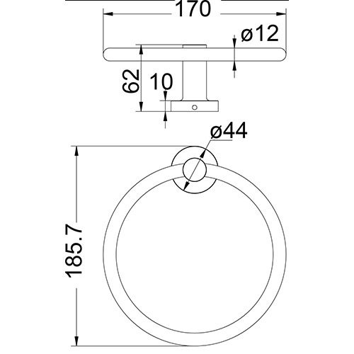 Ruby Towel Ring - Image 2