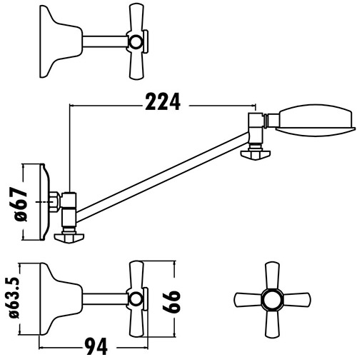 PENZ Shower Tap Set - Image 2