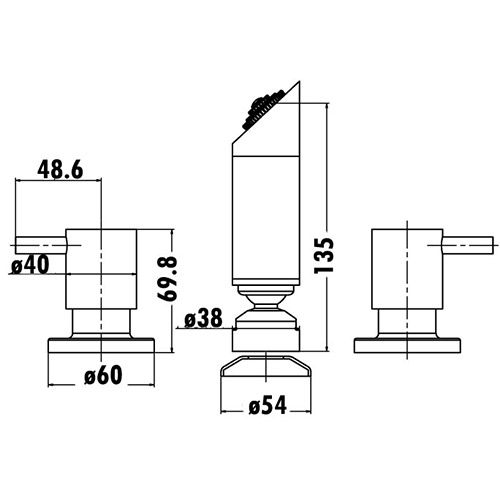 PJK Shower Tap Set - Image 2