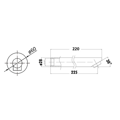 Yale Nine Bath Spout - Image 2
