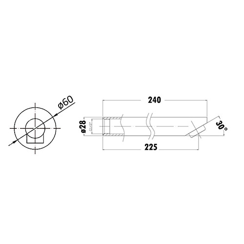 Yale Ten Bath Spout - Image 2
