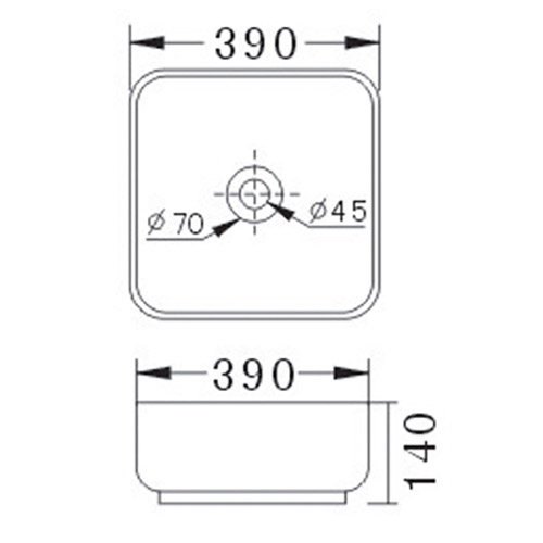 Eden Curved Countertop Basin - Image 5