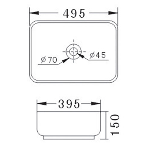 Eden Curved Countertop Basin - Image 6