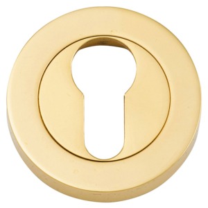 Iver Round Euro Escutcheons