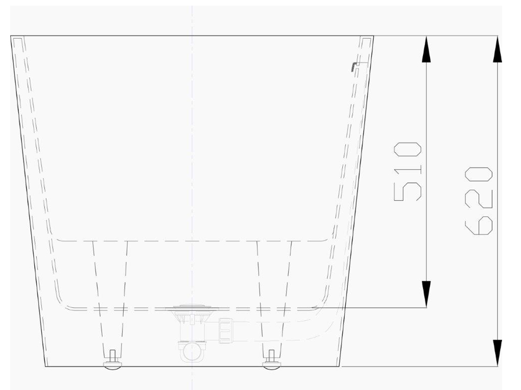 Cubica Freestanding Bath - Image 2