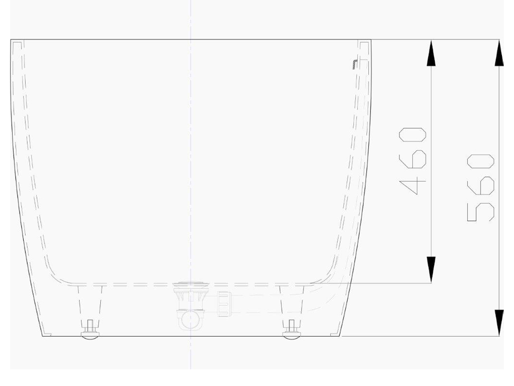Cubica Freestanding Bath - Image 5