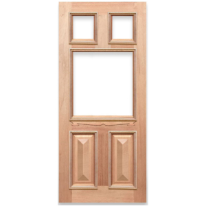 Federation Flat Top GL Solid Timber Door HMCB