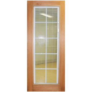 French 10L Solid Timber Door with Venetian