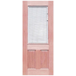 Half French 1L 2P Solid Timber Door with Venetian