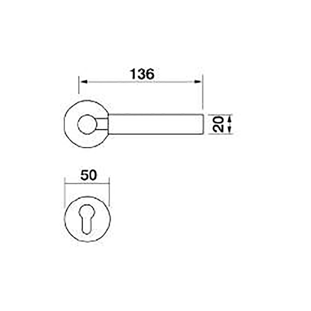 Manital Amleto Round Lever - Image 7