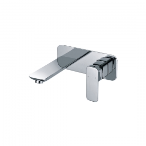 Nova Style Two Wall Basin Mixer With Spout