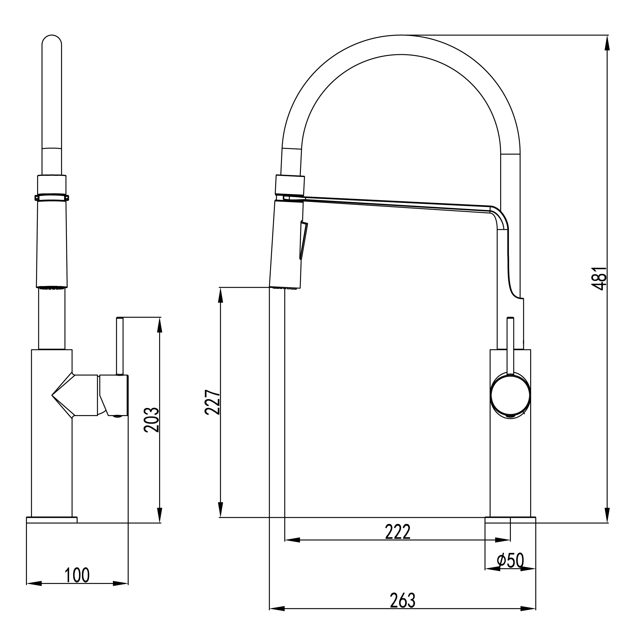 Hali Multifunction Sink Mixer - Image 3